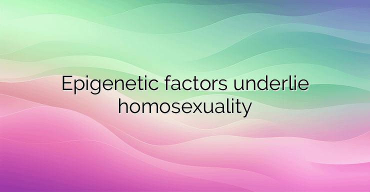 Epigenetic factors underlie homosexuality