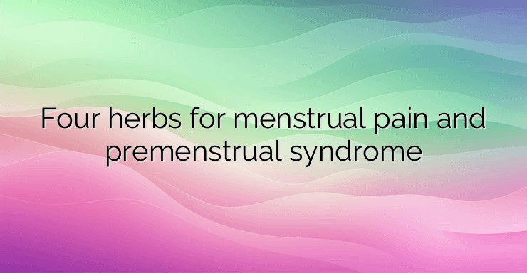 Four herbs for menstrual pain and premenstrual syndrome