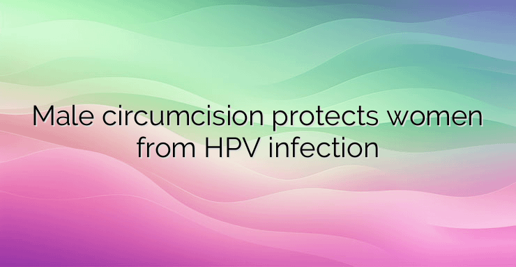 Male circumcision protects women from HPV infection