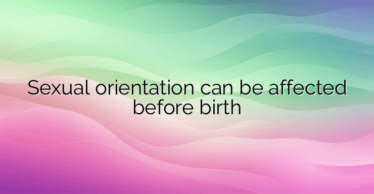 Sexual orientation can be affected before birth