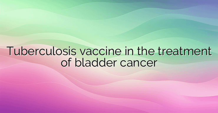 Tuberculosis vaccine in the treatment of bladder cancer